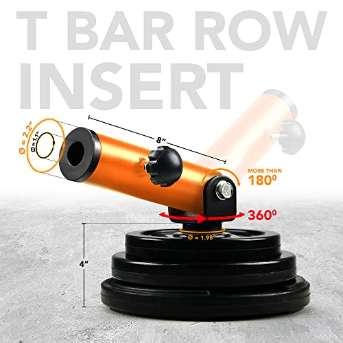 Yes4All T-Bar Row Plate Post Insert Landmine Attachment – Fit 1