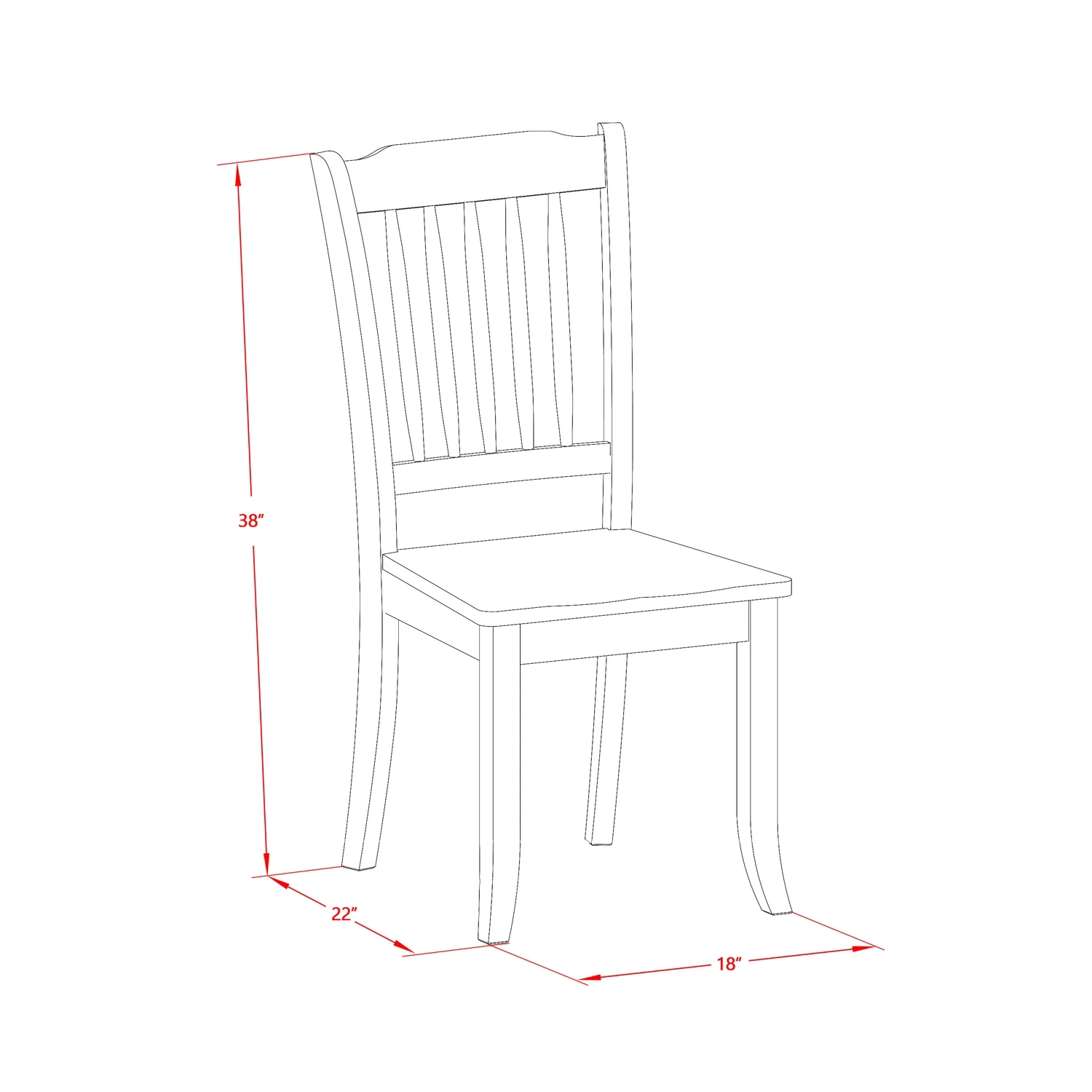 East West Furniture Monza 3-piece Wood Dining Table Set in Buttermilk and Cherry