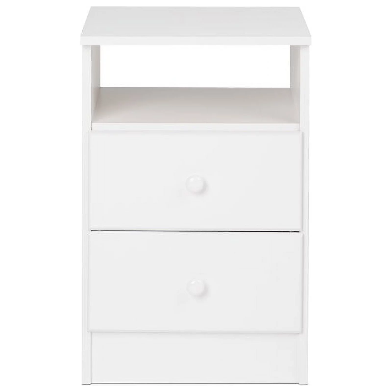 Home Square 4-Piece Set with 2 Nightstands 4-Drawer Chest & Double Dresser