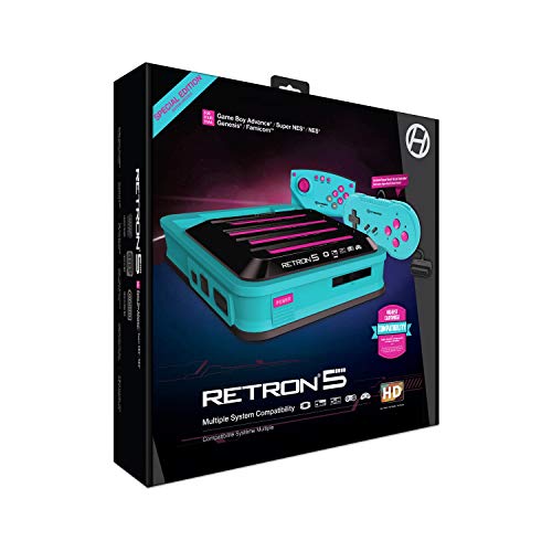 Hyperkin RetroN 5: HD Gaming Console for GBA/Gbc/GB/Super NES/Super Famicom/Genesis/Mega Drive/Master System (Hyper Beach) - Super NES