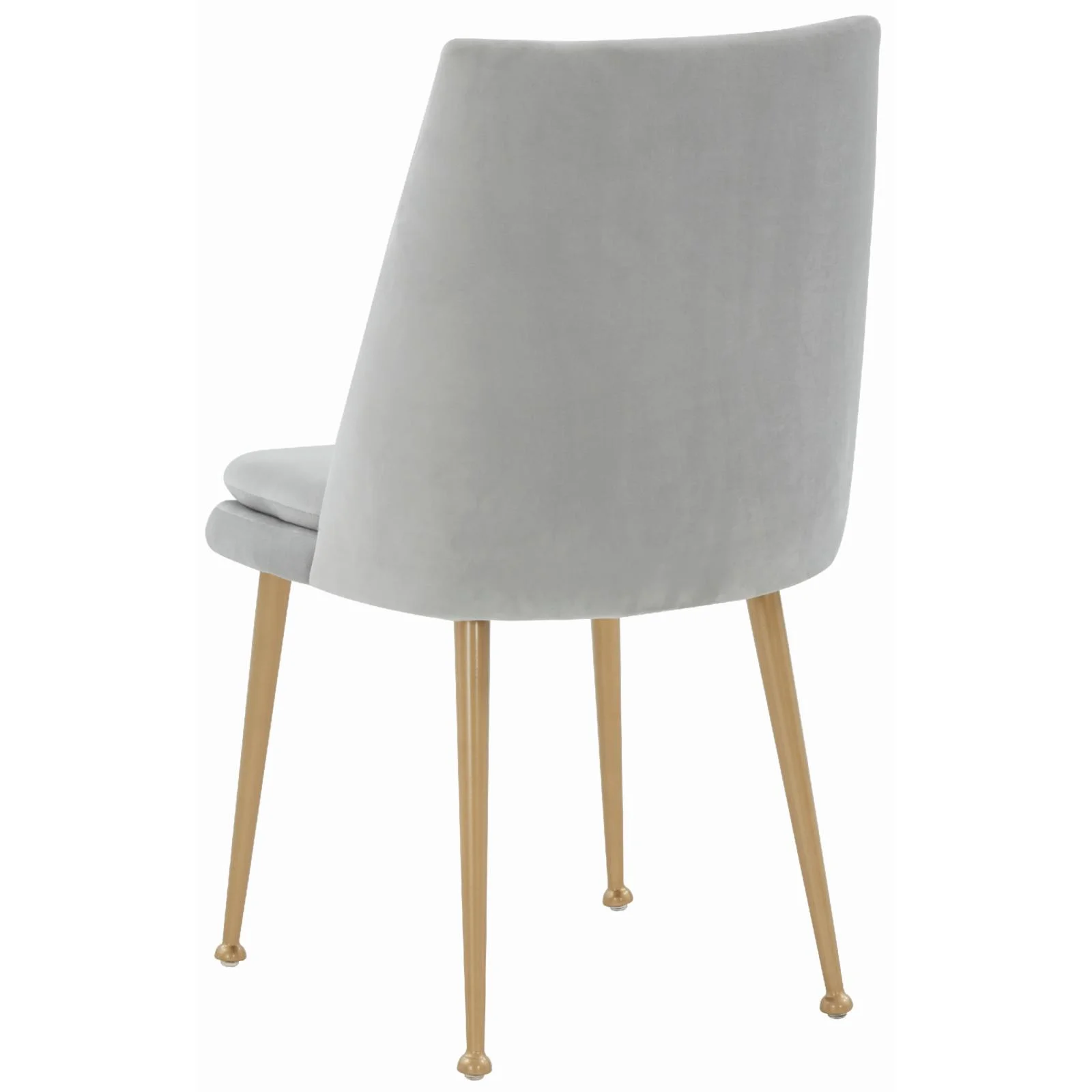 SAFAVIEH Couture Rynaldo Modern Velvet Solid Dining Chair, Olive Green/Gold