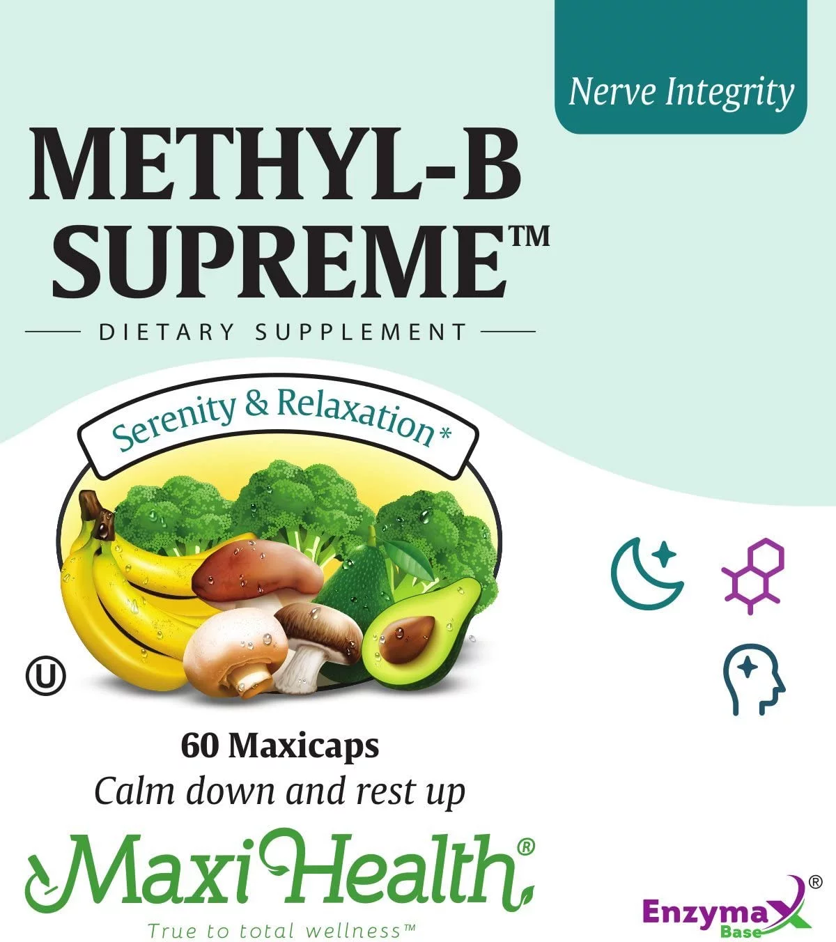 Maxi Health Kosher Methyl B Supreme - 60 Maxicaps