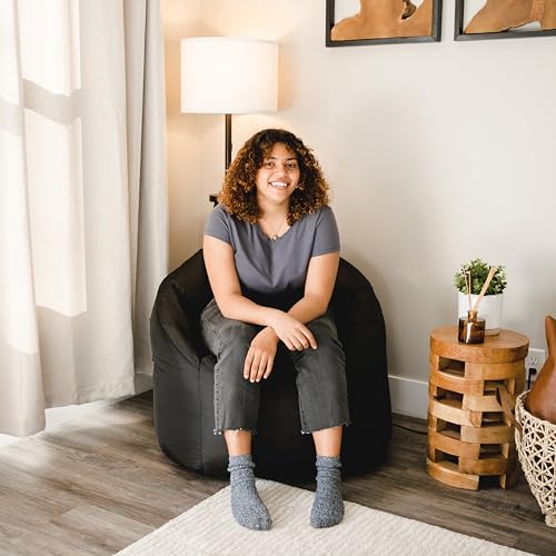 Big Joe Milano Lenox Denim Cobalt Beanbag Chair