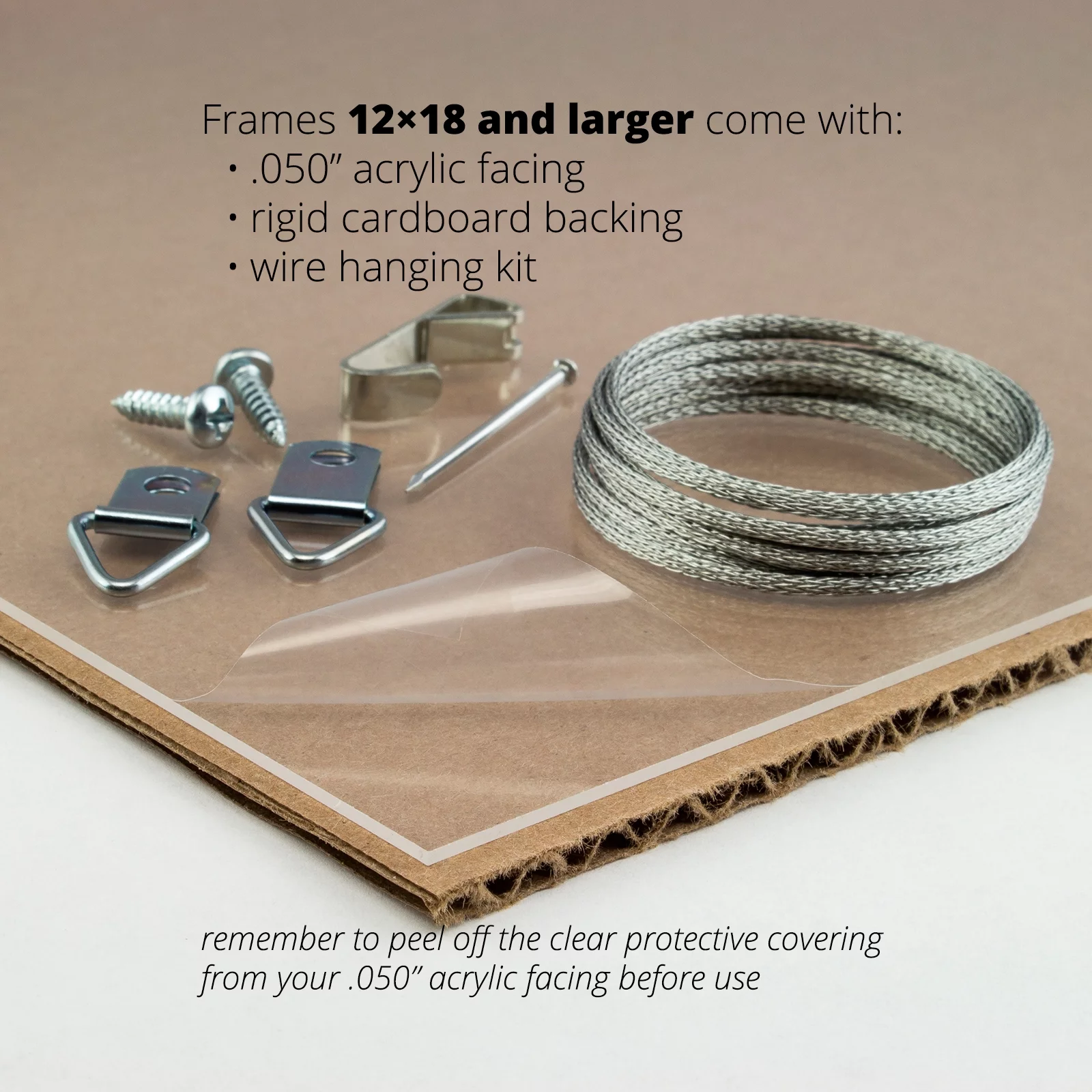 Craig Frames Innovations, 14x18 inch Picture Frame, Honey Brown Burl