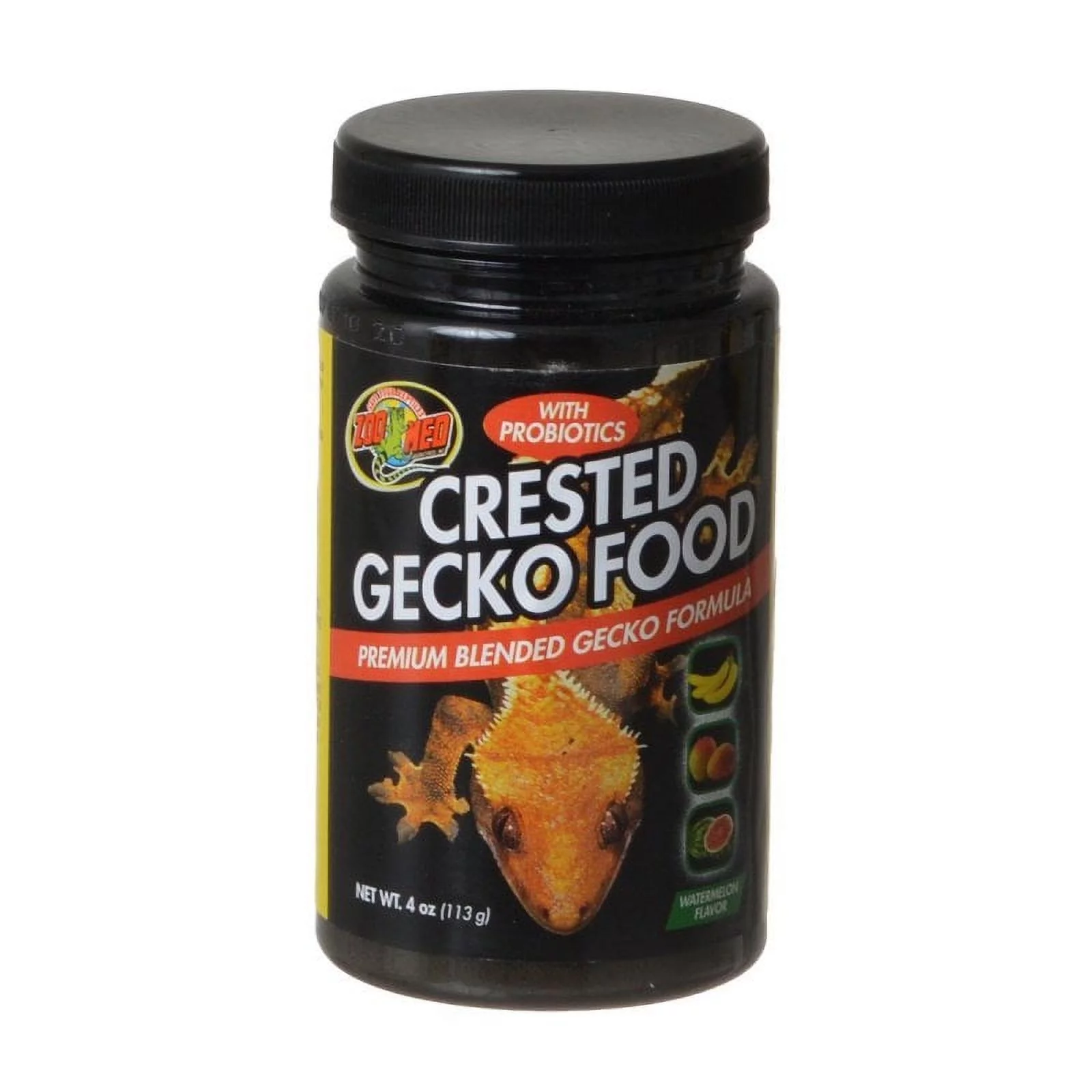Zoo Med Crested Gecko Food Watermelon Flavor [Reptile Gecko Food, Reptile Supplies] 4 oz