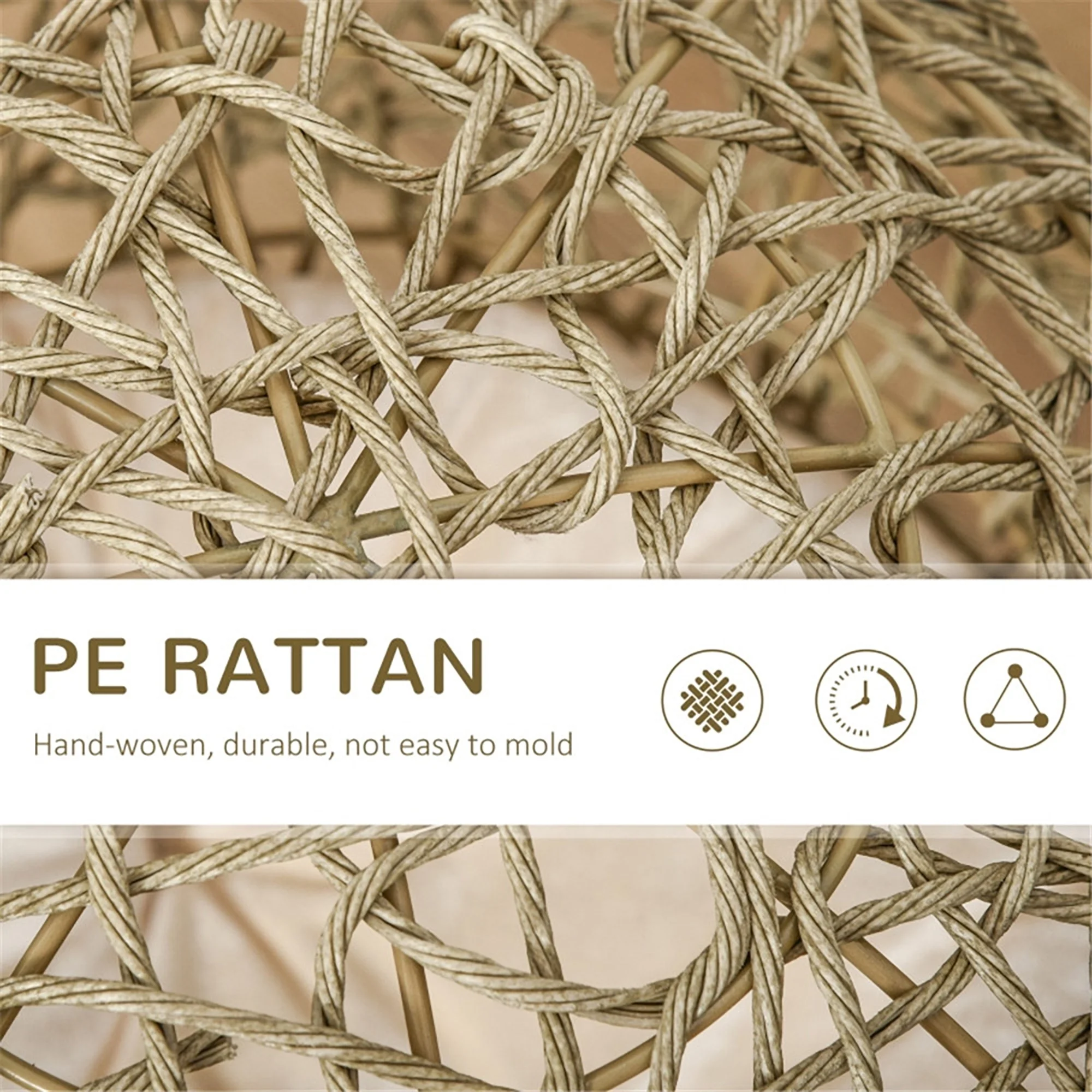 Glavbiku Rattan Elevated Cat Bed Kitty Condo with Soft Cushion,Wicker and Round Base, Brown