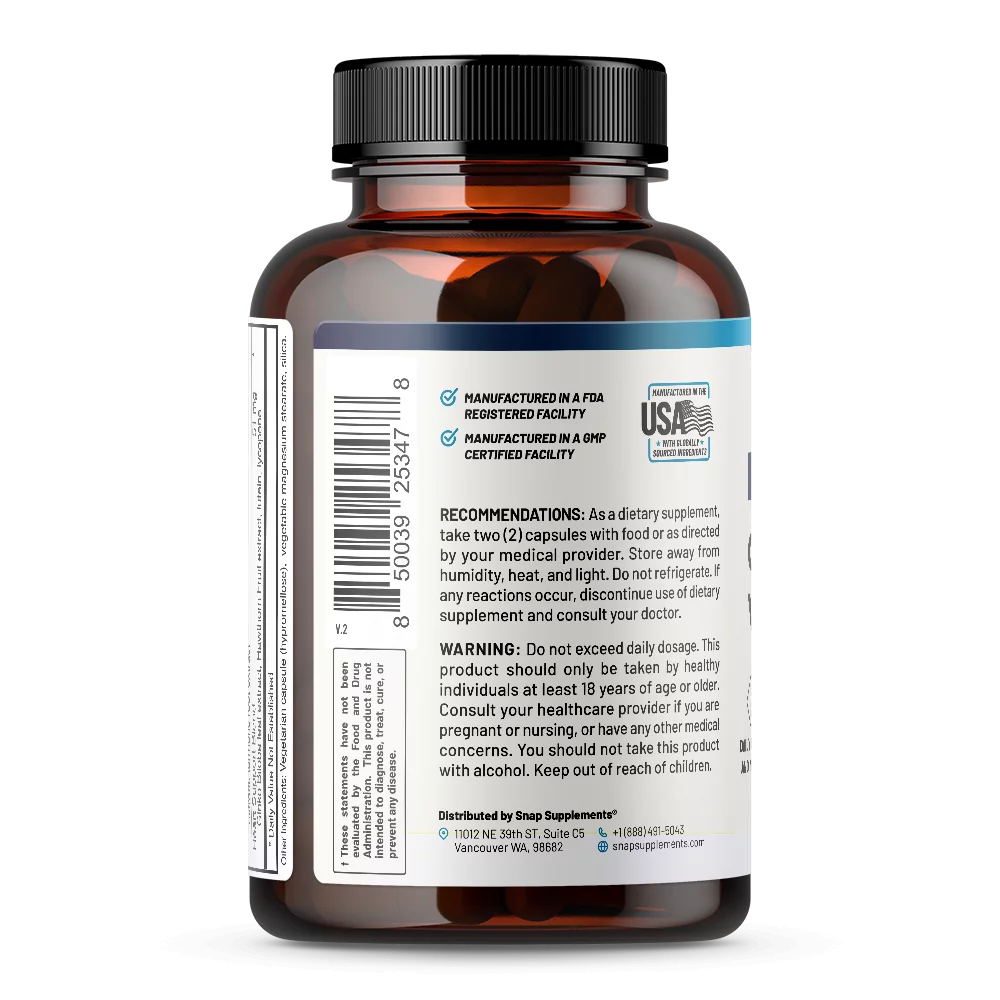 Snap Supplements Mens Daily Multi Vitamins - Mens Nourishing Health Blend - 60ct