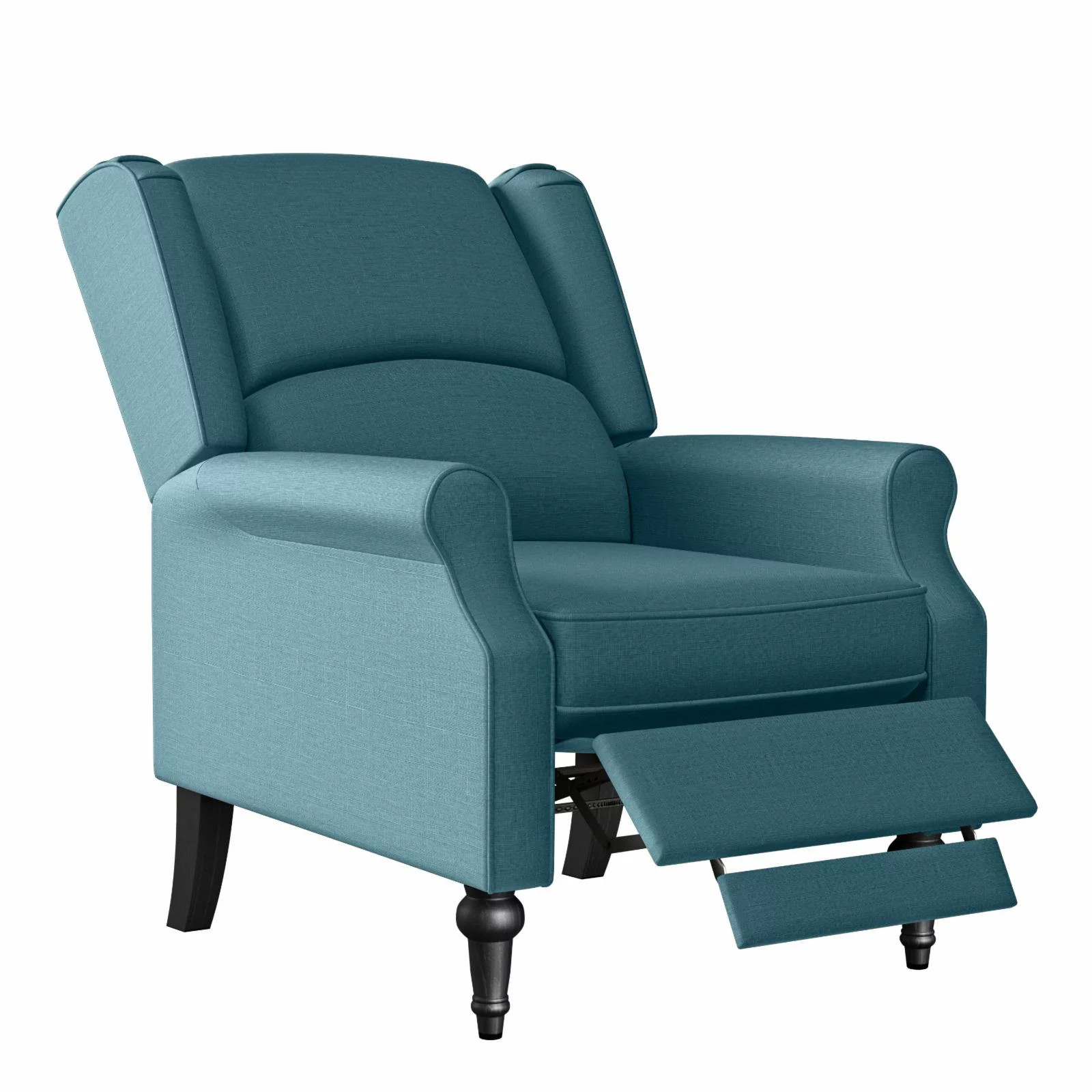 ProLounger Schryer Polyester Wingback Pushback Recliner