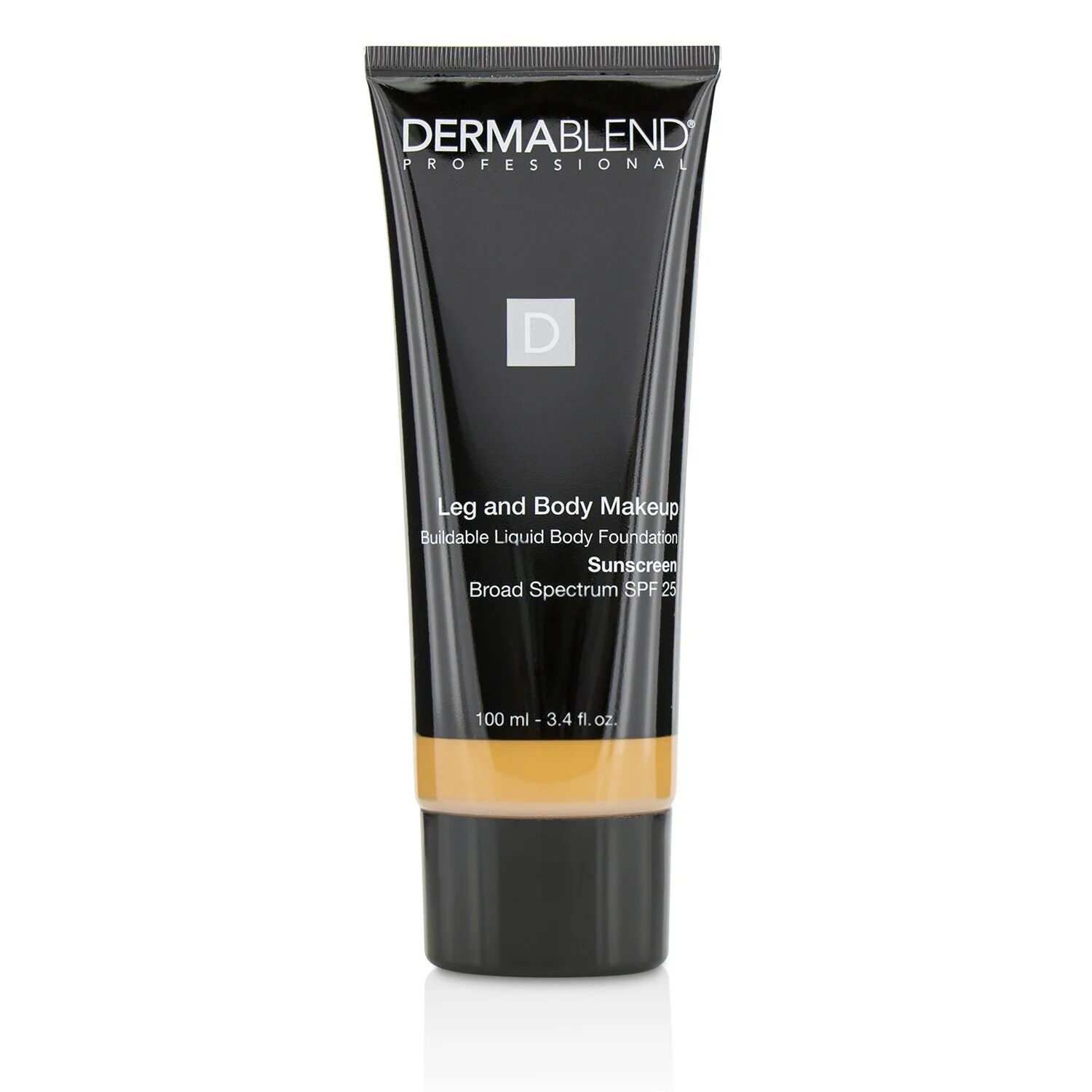 Dermablend Leg and Body Make Up Buildable Liquid Body Foundation Sunscreen Broad Spectrum SPF 25 - #Deep Natural (Exp. Date 12/2022)  100ml/3.4oz