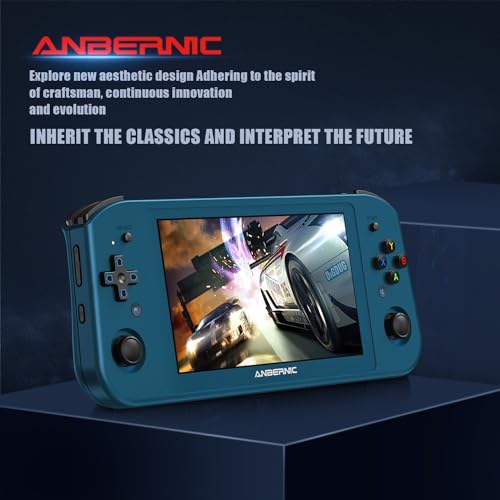 Win600 Handheld Game Console with 30+ Emulators 35K+ Preloaded Games 5.49” IPS Touchscreen WiFi & Bluetooth 8K TV Output Portable Video Game Console for Kids & Adults