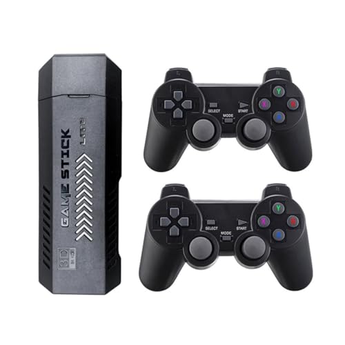 M10 X2 Plus 4K Retro Game Stick, Plug and Play Video Game Console Emulators with Dual 2.4g Wireless Controllers, Built-in 40,000 Games, Retro Arcade Games for Adults