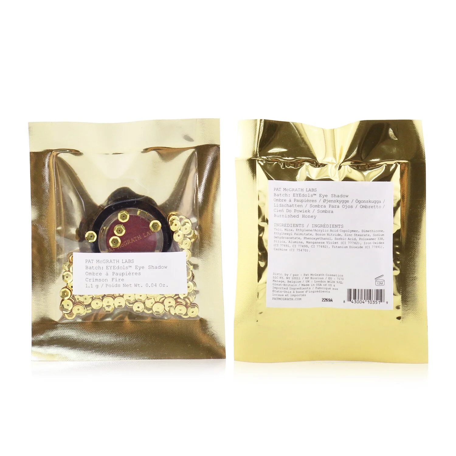 Pat McGrath Labs Eyedols Eye Shadow - # Deep Velvet (Deep Plum Brown Suede)  1.1g/0.04oz