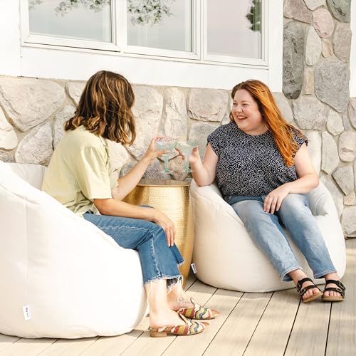 Big Joe Milano Lenox Denim Cobalt Beanbag Chair