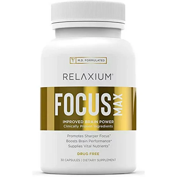 Focus Max Brain & Focus Health Supplement -30 Capsules