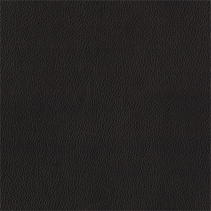 Pemberly Row Traditional Wood and Faux Leather Full Bed in Cherry