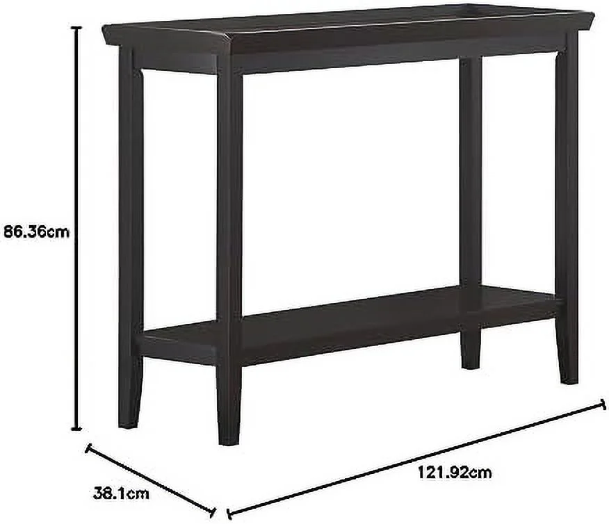 KHBIULIFE Ledgewood Console Table with   Cherry