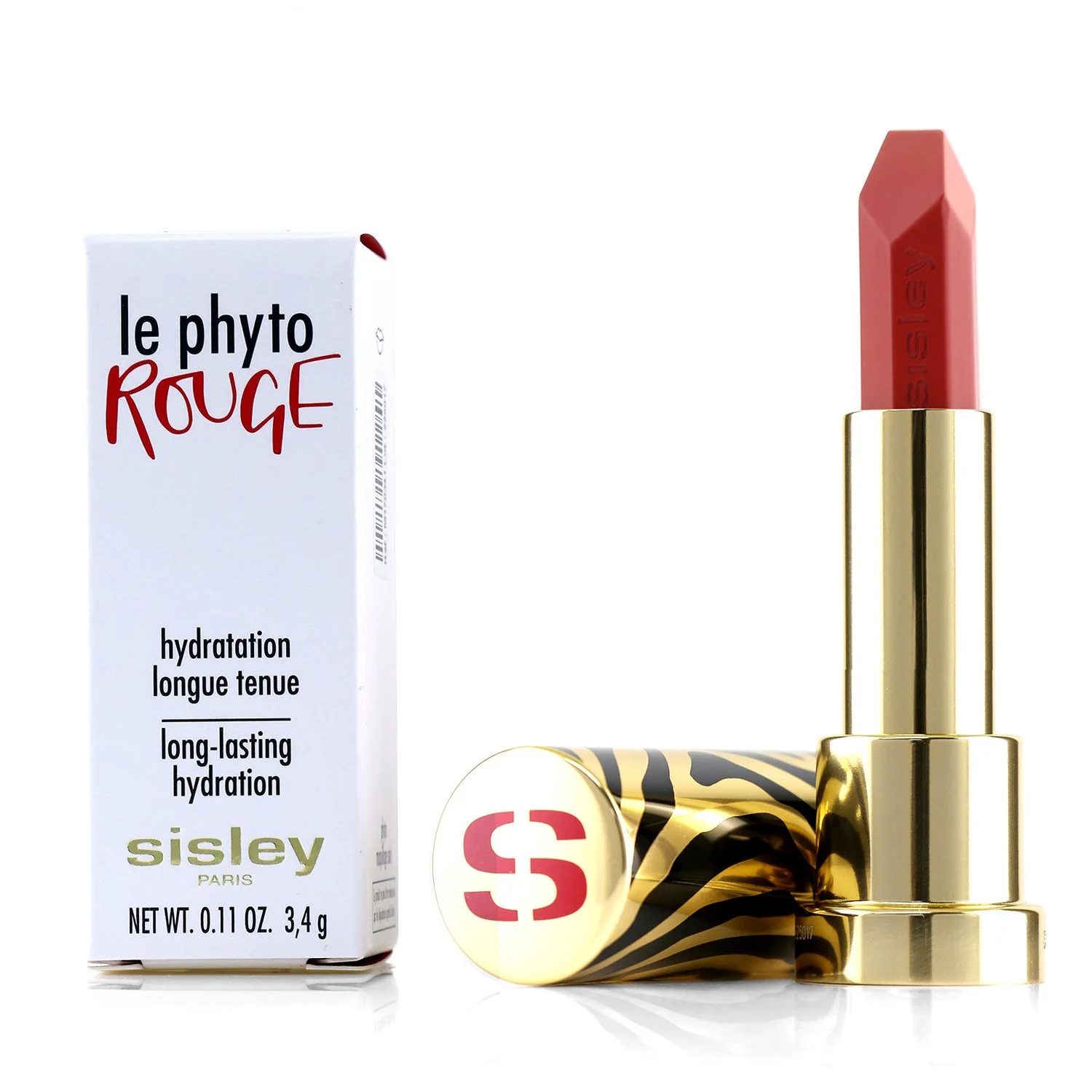 Sisley Le Phyto Rouge Long Lasting Hydration Lipstick - # 43 Rouge Capri  3.4g/0.11oz