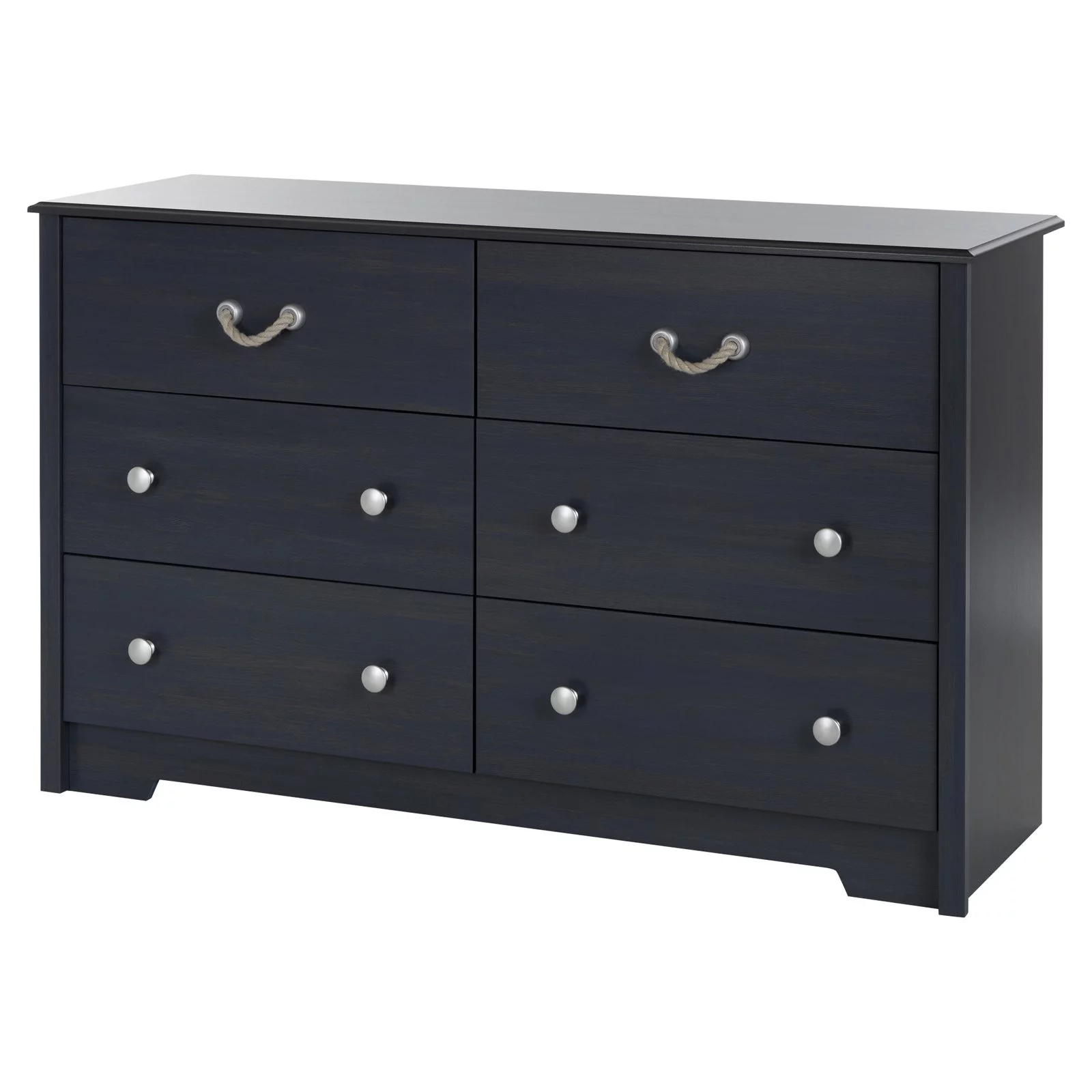 South Shore Aviron 6-Drawer Double Dresser,  Kids Bedroom  Blueberry