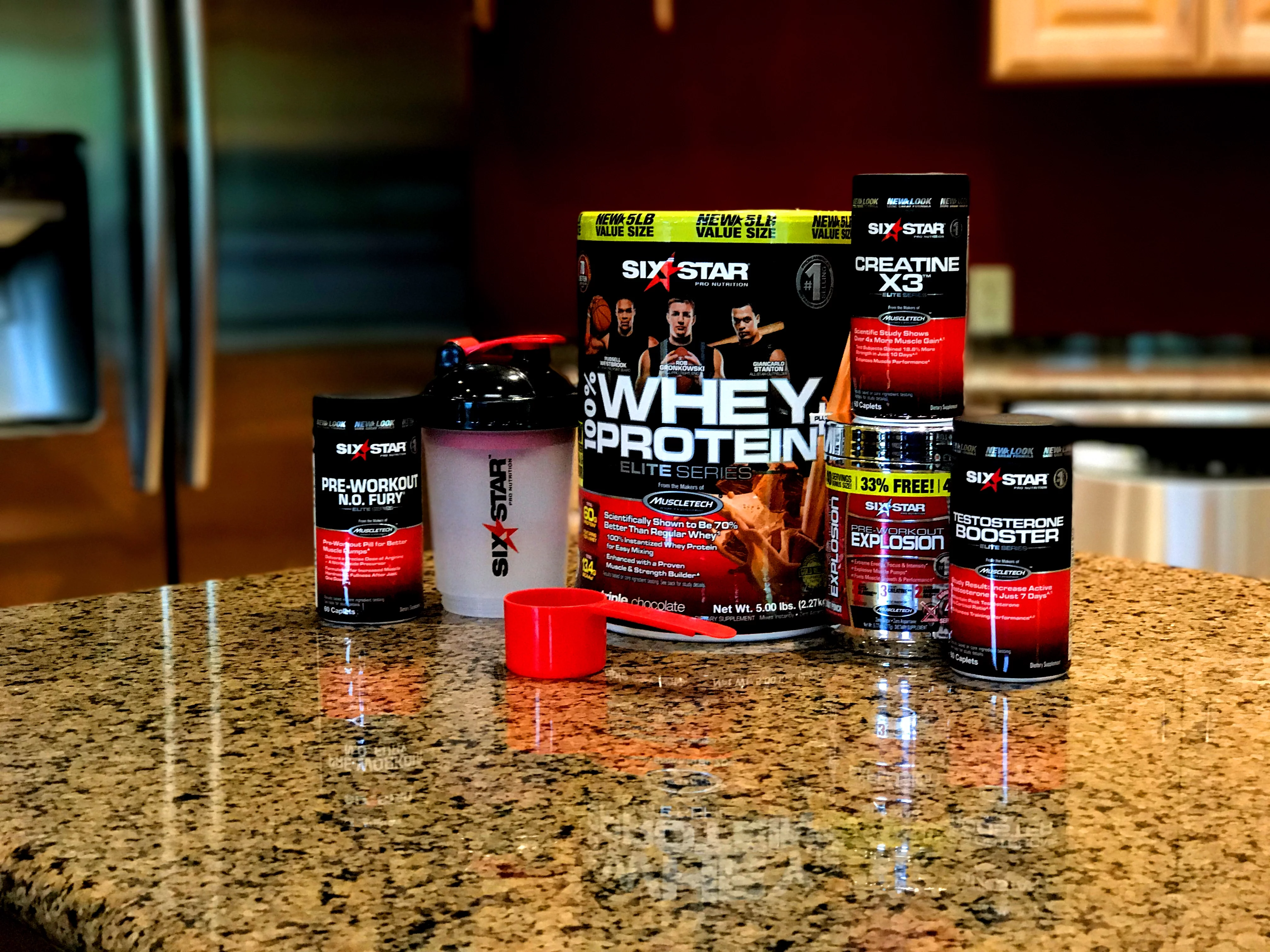 Six Star Pro Nutrition Creatine X3 BCAA Amino Acid Blend Powder, Fruit Punch, 2.52 lbs, 30 Servings