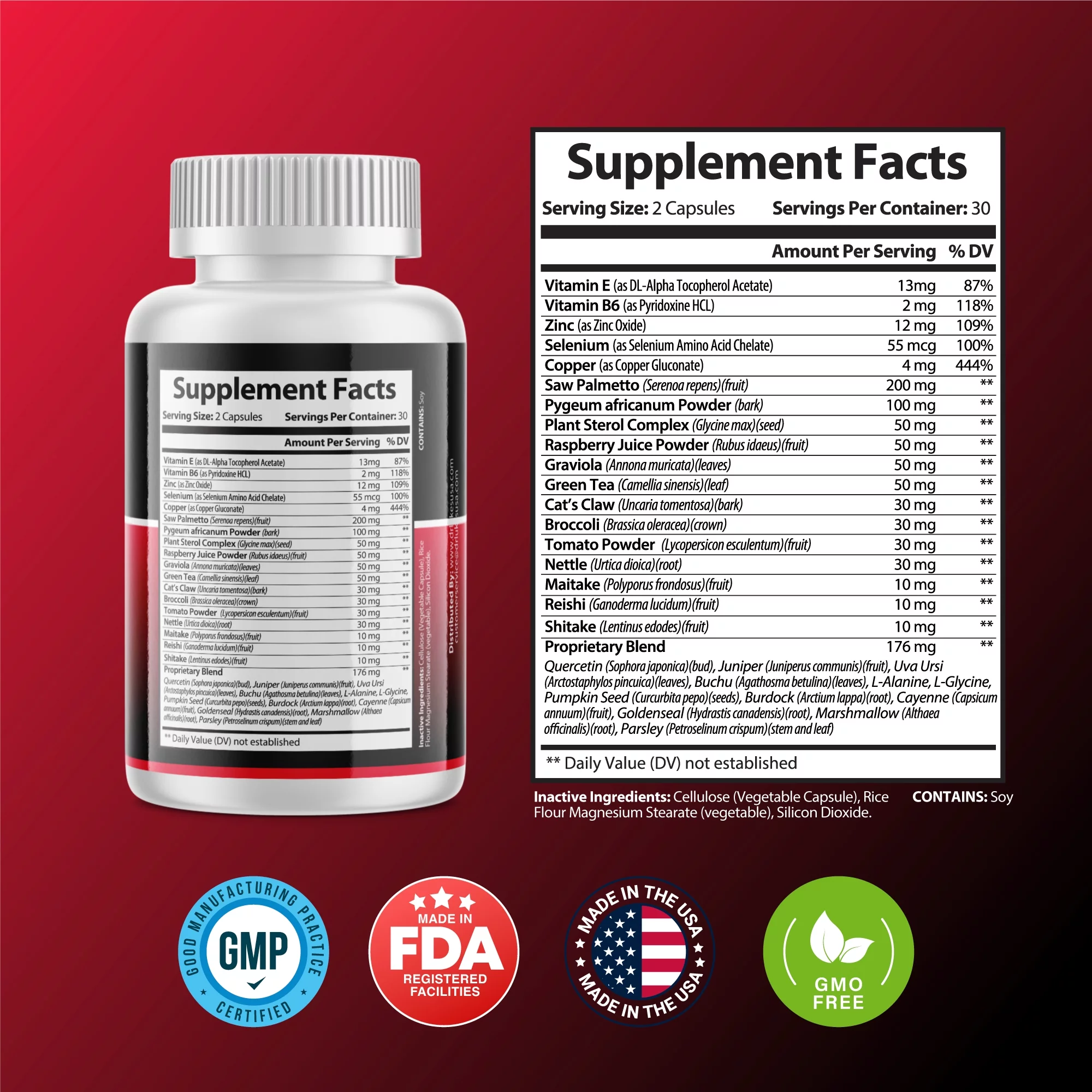 3-Gorilla Flow- Prostate Support/Urinary Tract Health -Dr. Luke's