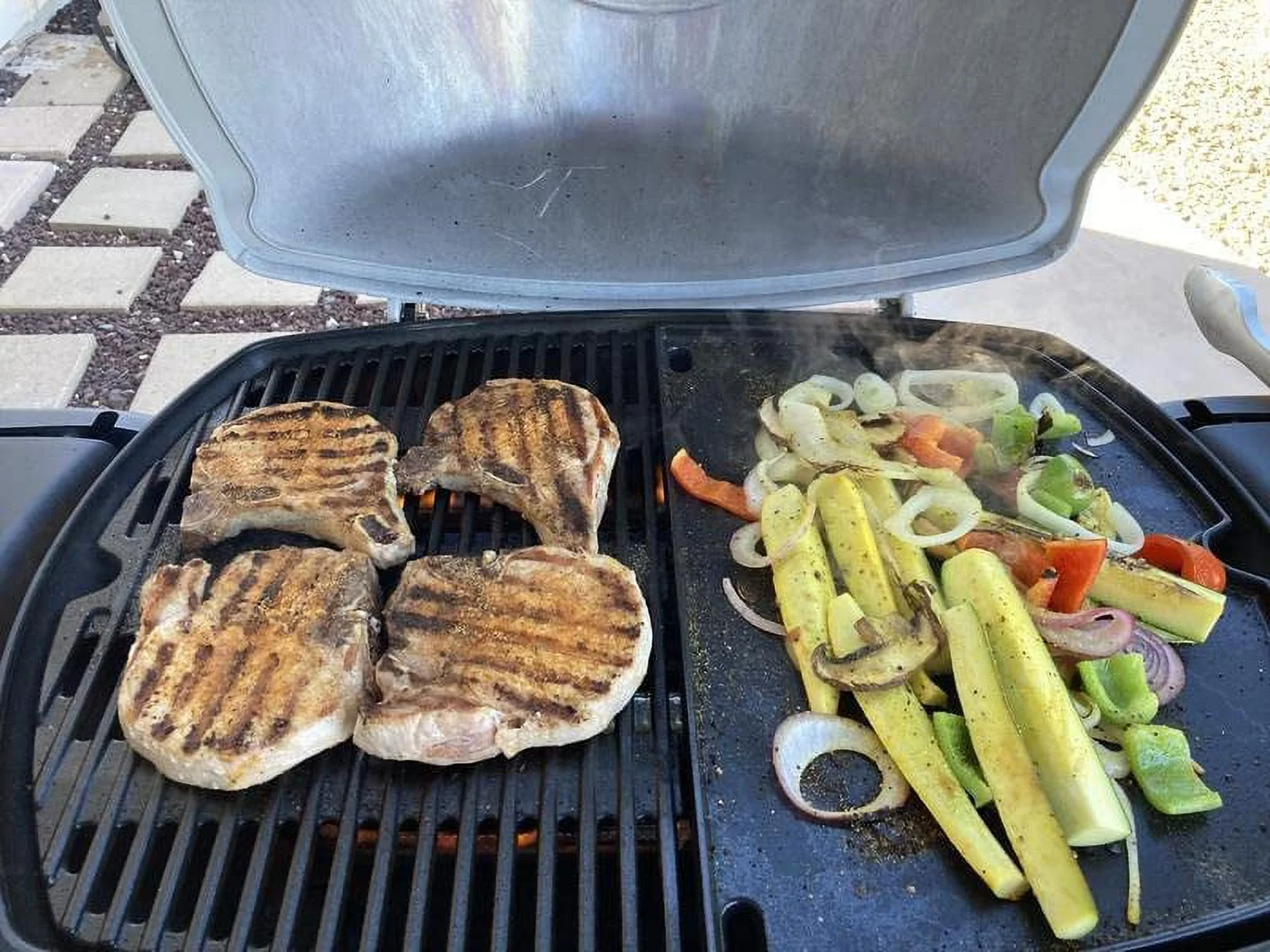 Hisencn 6559 Lid Grill Parts Cast Iron Cooking Griddle for Weber Q200, Q220, Q240, Q260, Q2000, Q2200, Q2400 Series Gas Grills Accessories, 15.3 x 10.8 inches