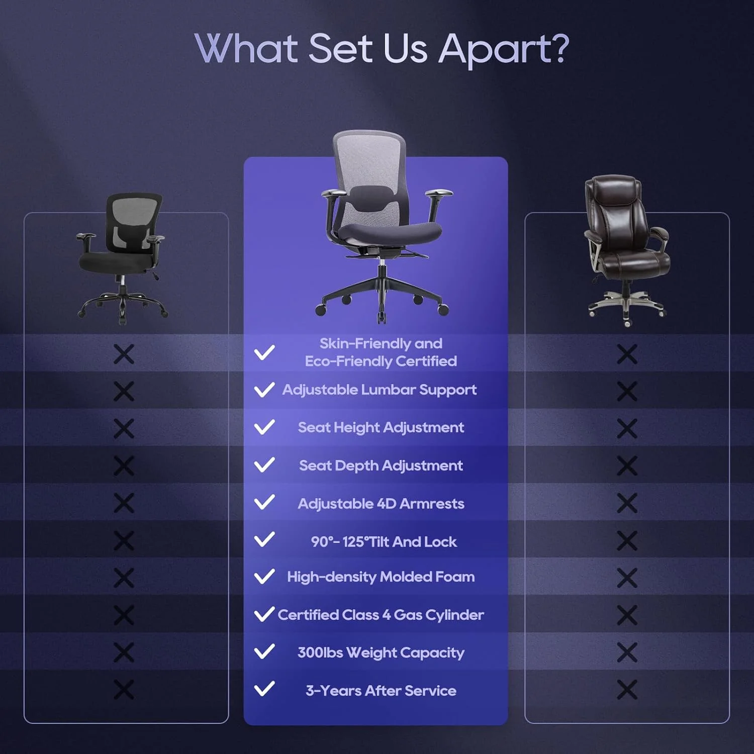 Colamy Ergonomic Office Mesh Mid Back Computer Executive Desk Chair with 4D Armrests Slide Seat Grey