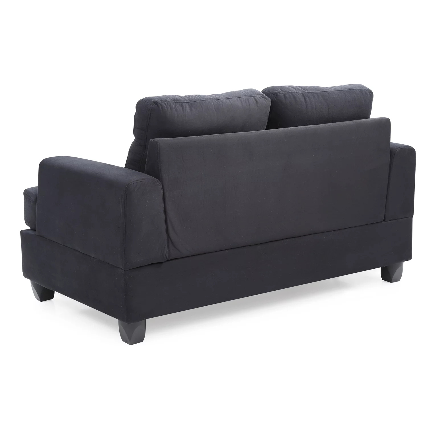 Homestock Sophisticated Simplicity G515A-L Loveseat , Black