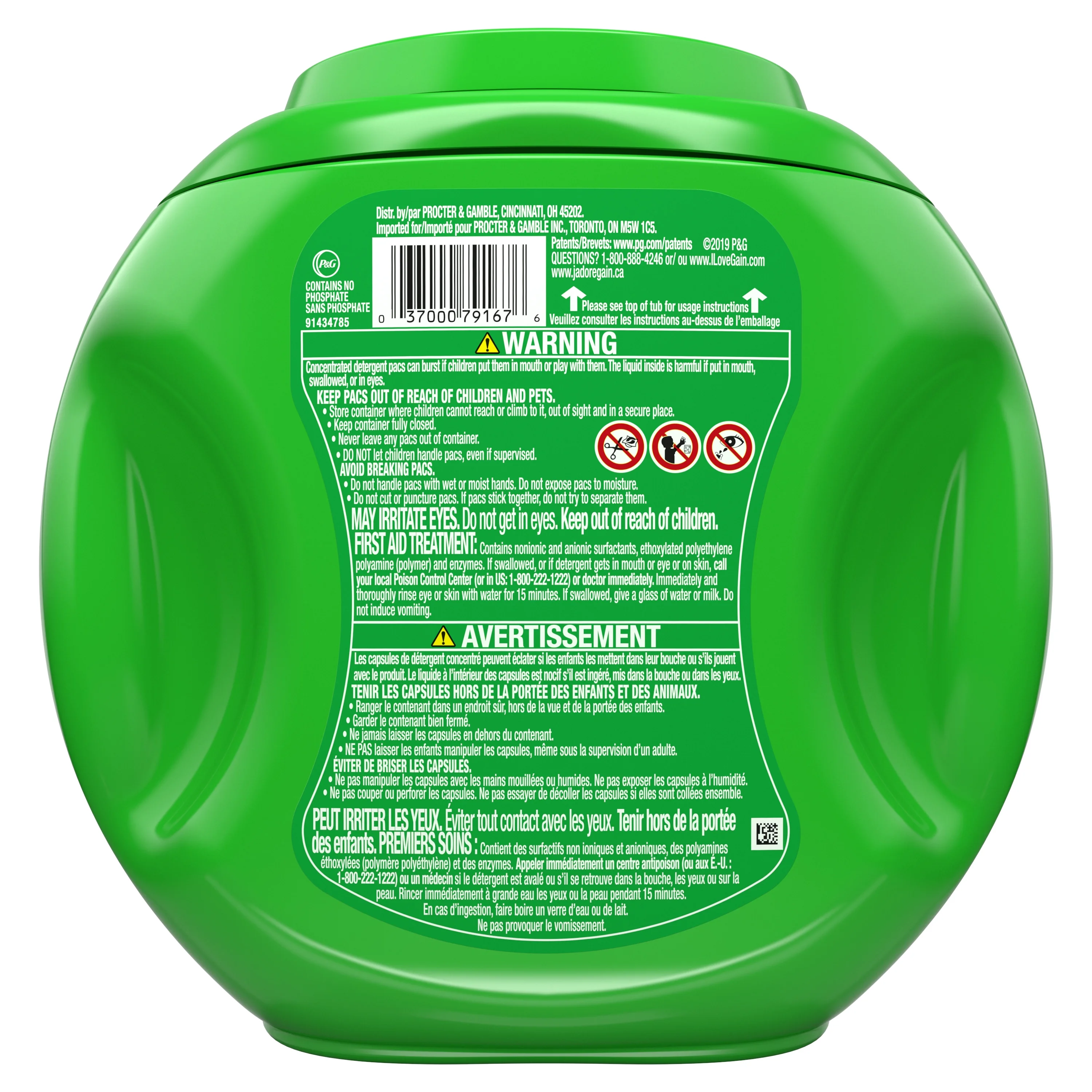 Gain Flings Moonlight Breeze, 51 Count Laundry Detergent Pacs