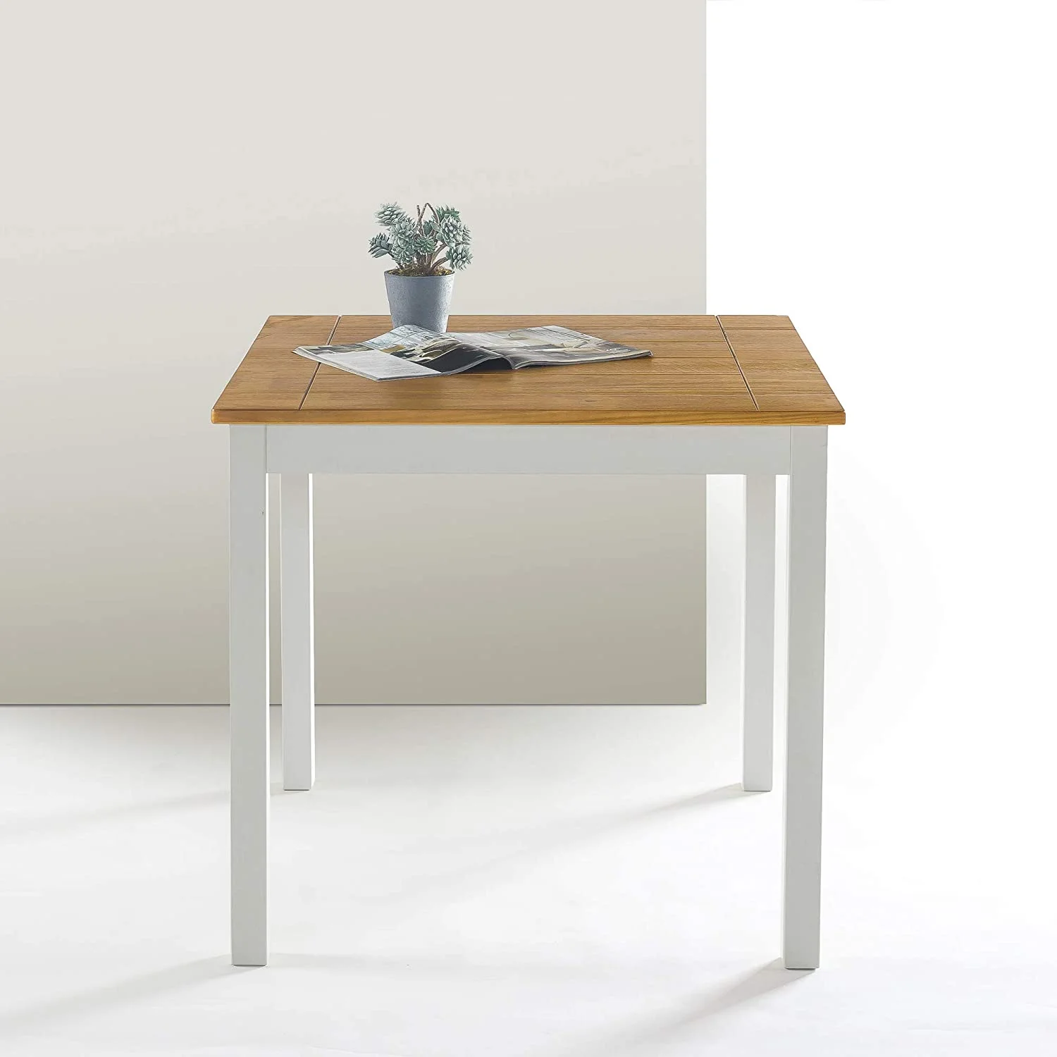 Farmhouse Square Wood Dining Table