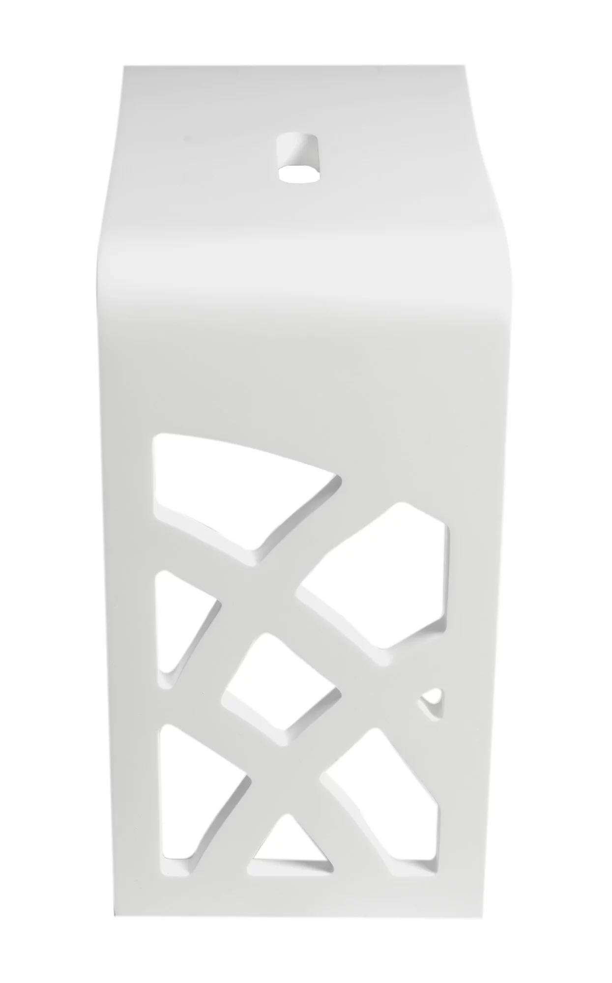 ABST88 Designer White Matte Solid Surface Resin Bathroom / Shower Stool