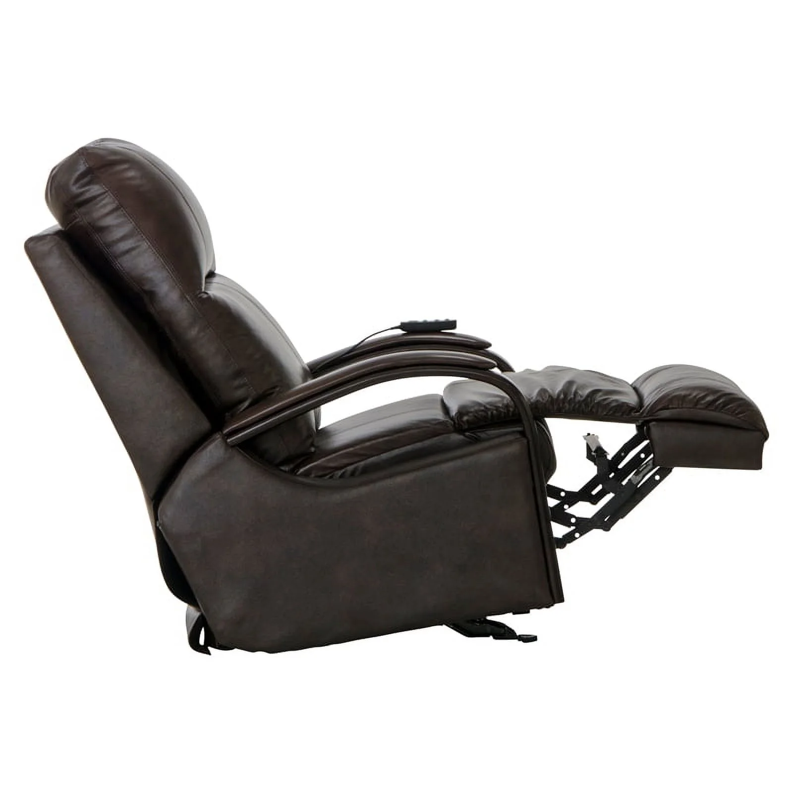Conway Power Recliner with Heat & Massage in Brown Top Grain Italian Leather