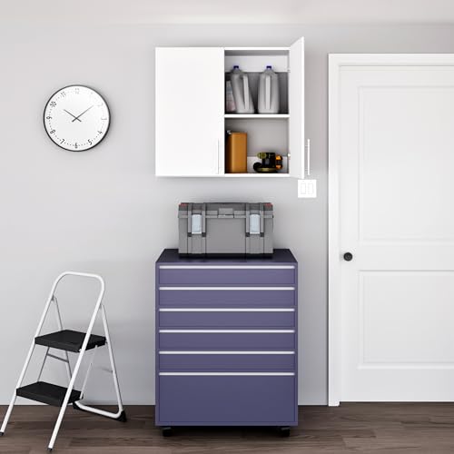 Prepac Elite 16 inch Stackable Wall Cabinet, Black