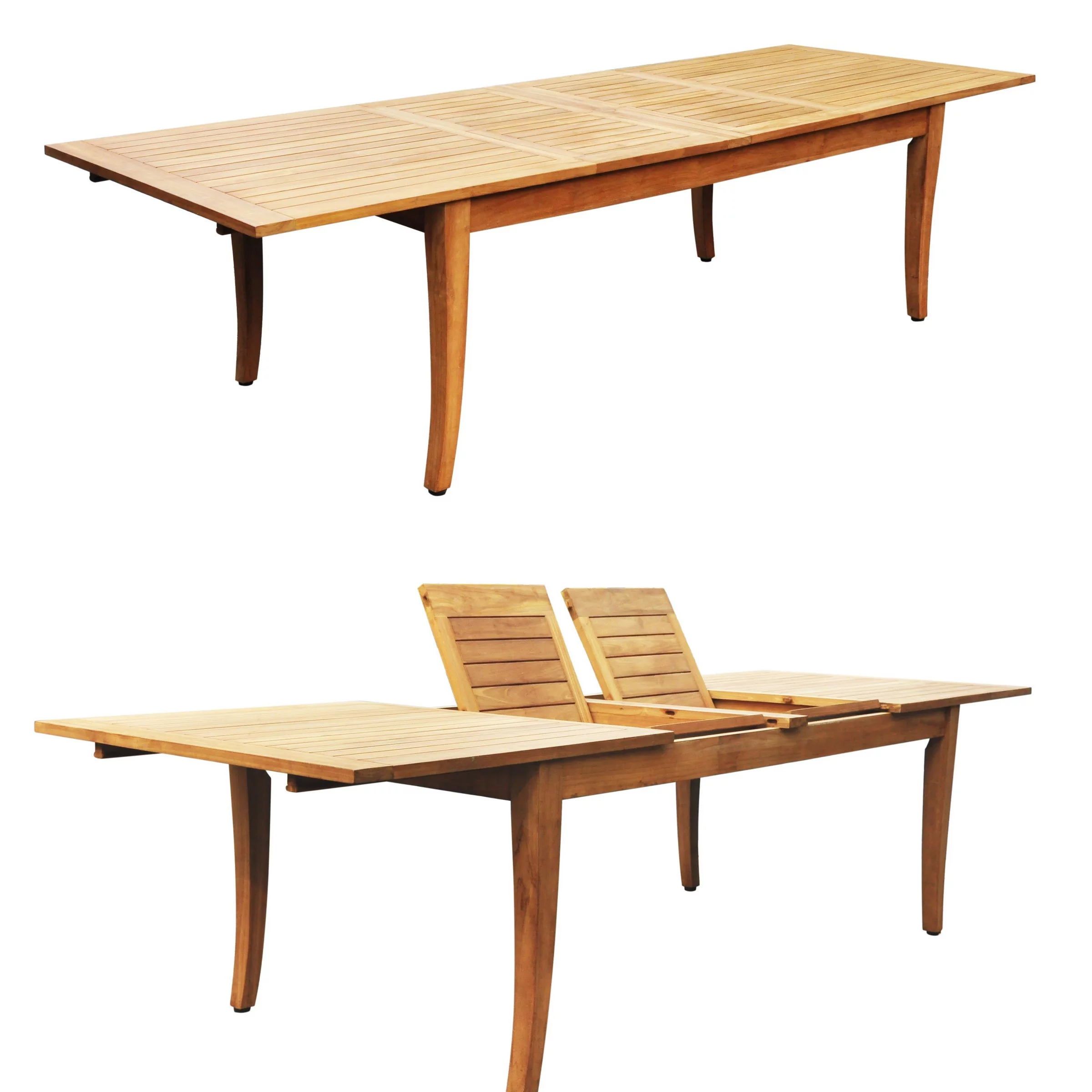 Grade-A Teak Dining Set: 4 Seater 5 Pc: 122