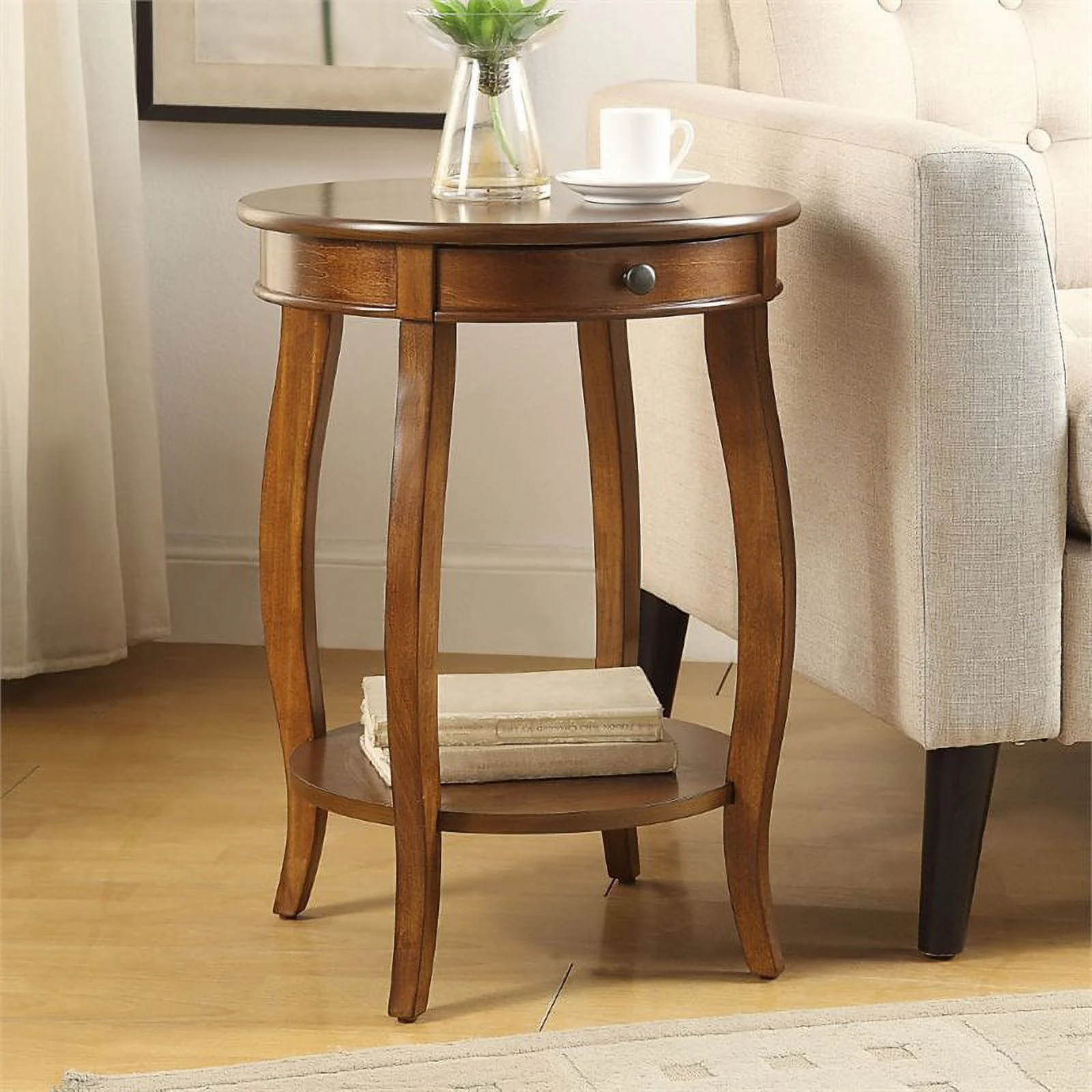 Bowery Hill End Table in Cherry