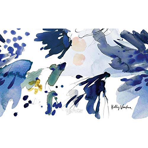 Tervis Kelly Ventura Crystal True Blue Collection Made in USA Double Walled Insulated Tumbler Travel Cup Keeps Drinks Cold & Hot, 16oz 4pk, Assorted