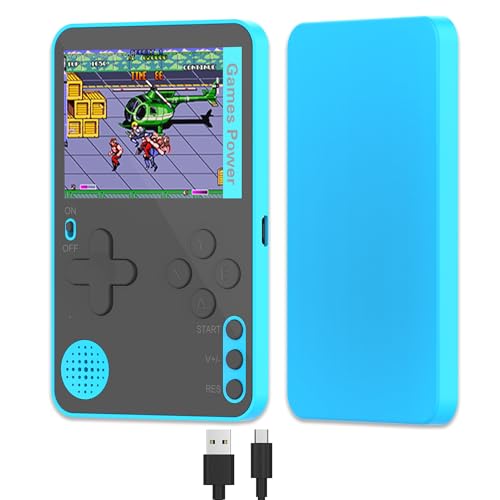 Tiny Retro Handheld Game Console with 500 Built-in Classic Arcade Games, Featuring a 2.4
