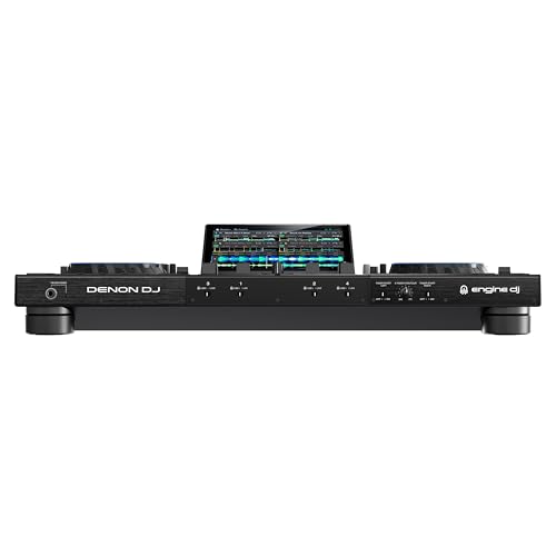 Denon DJ PRIME 4+ Standalone DJ Controller with Stem Separation on 4 Decks, Wi-Fi Streaming, Drop Sampler Mixer, 10.1