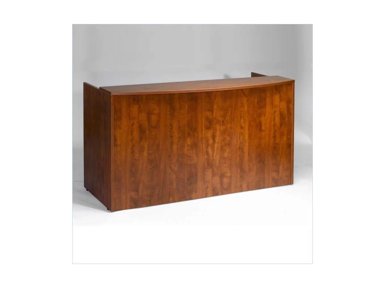 Boss Office Products Cherry 71 inch Reception Desk