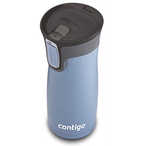 Contigo AUTOSEAL West Loop Vacuum-Insulated Stainless Steel Travel Mug with Easy-Clean Lid 20 oz Sake
