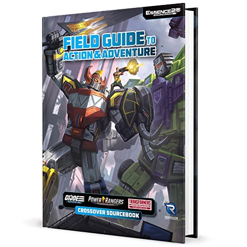 Renegade Game Studios Essence20 Roleplaying System Field Guide to Action & Adventure Crossover Sourcebook Power Rangers G.I. Joe Transformers