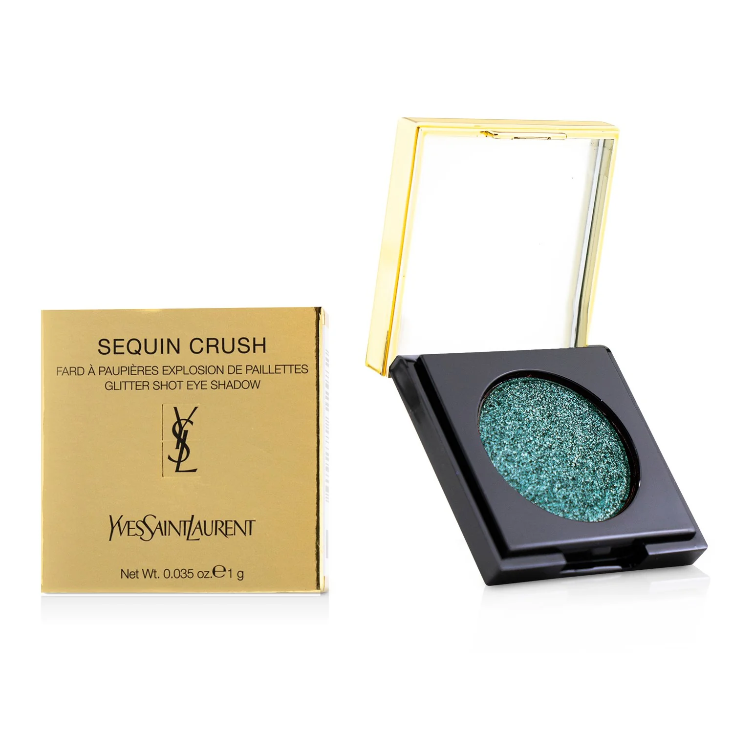Yves Saint Laurent Sequin Crush Glitter Shot Eye Shadow - # 2 Empowered Silver  1g/0.035oz