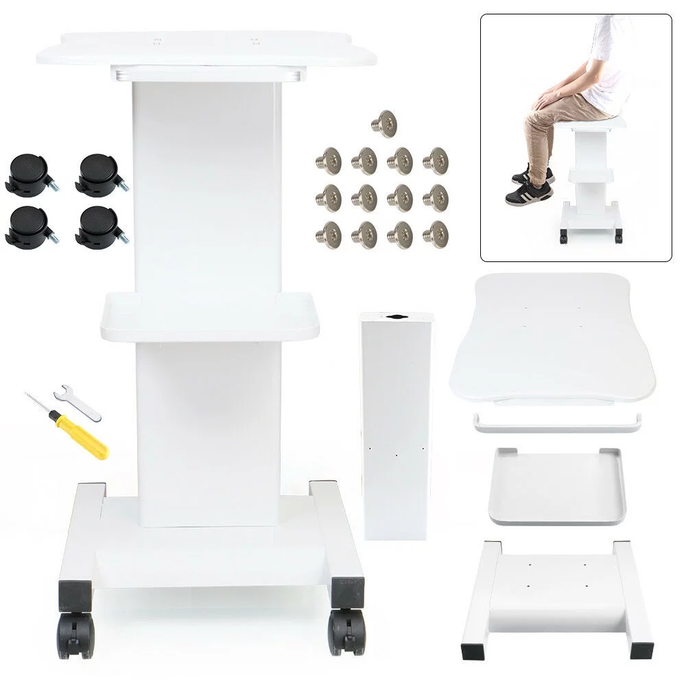 Suerbeaty Beauty Trolley Pedestal Rolling Cart ABS Cavitation RF IPL LED Beauty Machine