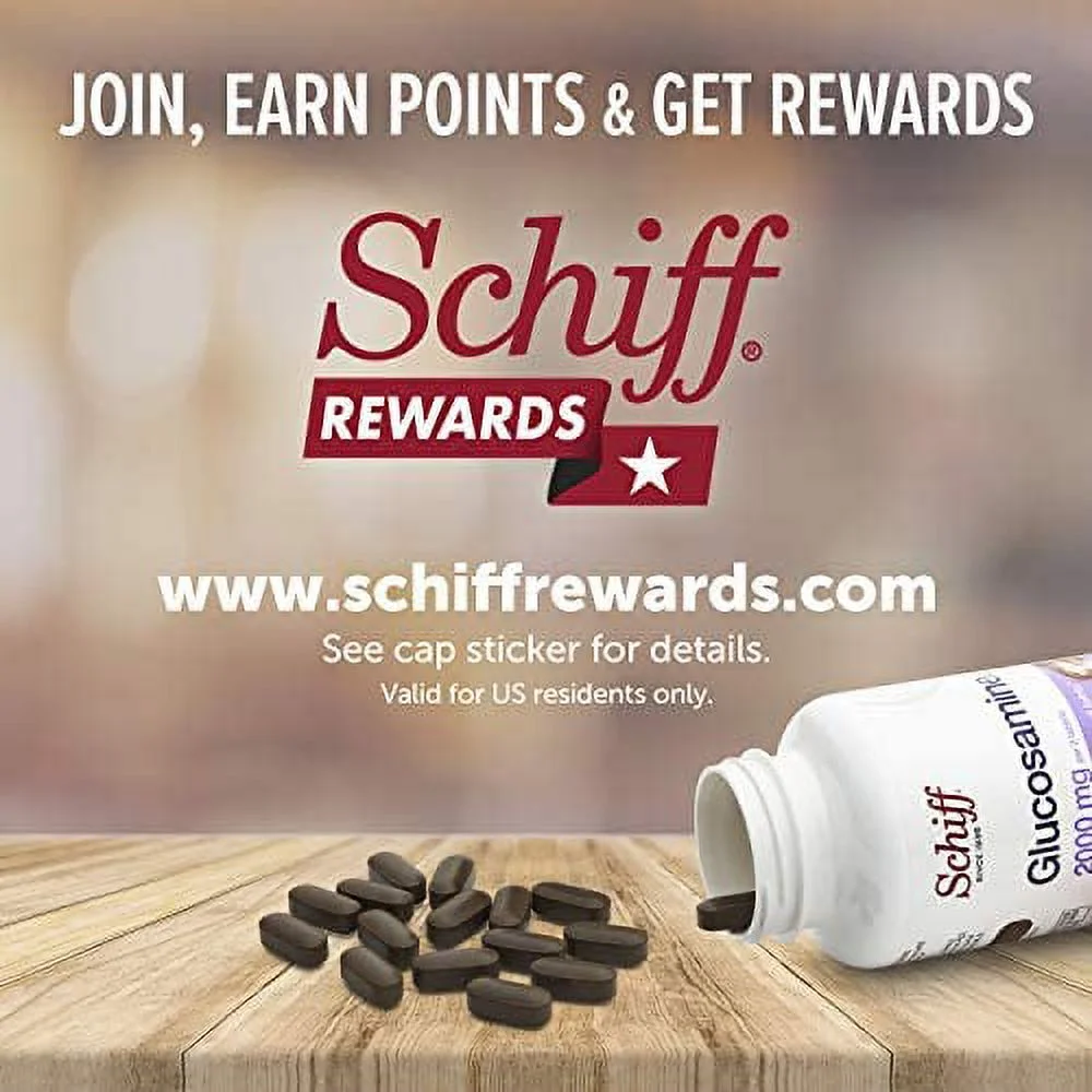 Schiff Glucosamine With Hyaluronic Acid, 2000mg Glucosamine, Joint Care Supplement Helps Lubricate & Protect Joints*, 150 Count (Pack of 2)