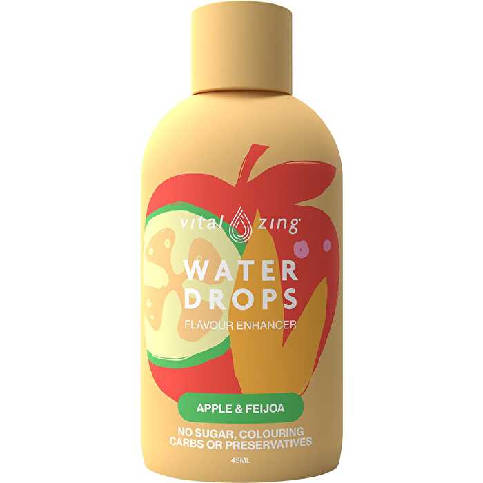 Vital Zing Water Drops Apple & Feijoa 45ml