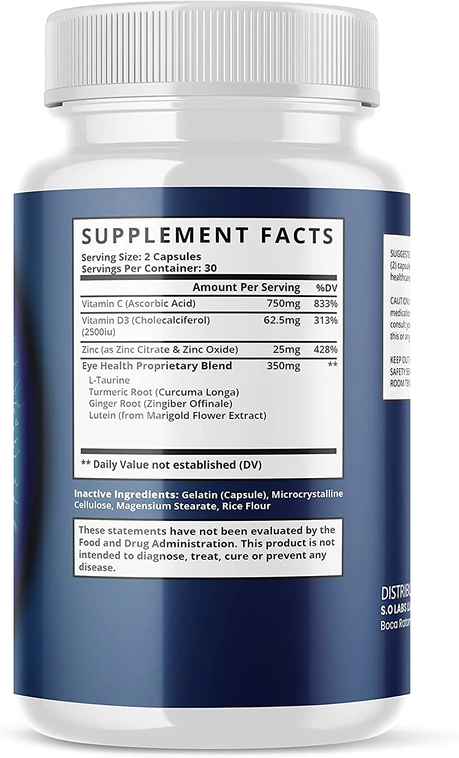 (1 Pack) VisiSharp - New Advanced Revolutionary Eye Health Matrix Formula - Supports Healthy Vision - Supplement for Eyes Sight - 60 Capsules