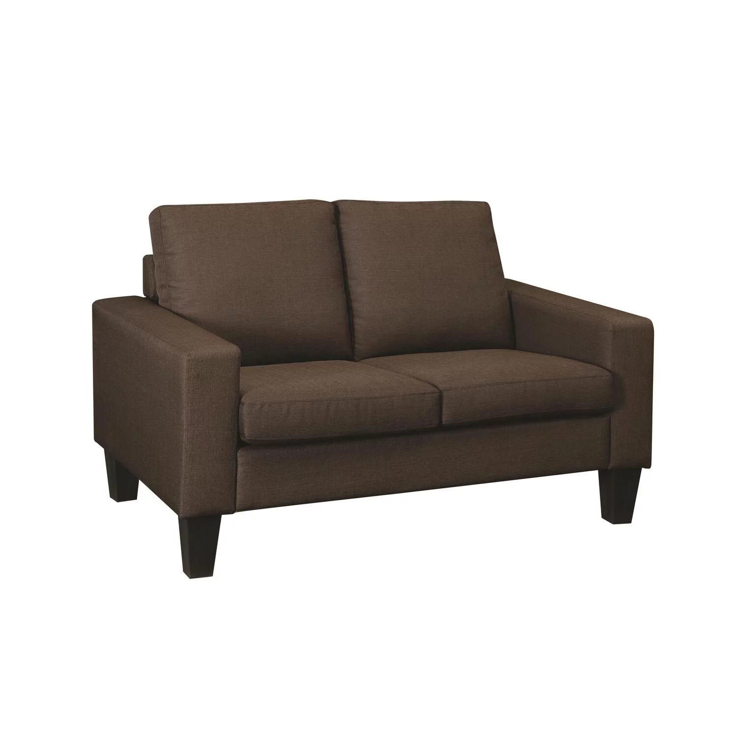 Coaster Bachman Transitional Chocolate Loveseat-Color:Chocolate,Finish:Cappuccino,Style:Transitional