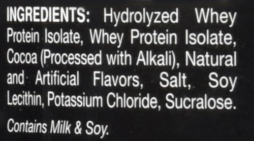 Dymatize ISO100 Whey Protein Powder Isolate, Cookies & Cream, 25g of Protein, 20 Servings, 5.5g BCAAs, Less Than 120 Cal., Gluten Free, 1g Fat, 1g Sugar, 2g Carb