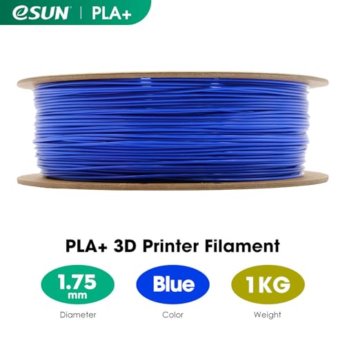 eSUN PLA+ Filament 1.75mm, 3D Printer Filament PLA Plus, Dimensional Accuracy +/- 0.03mm, 1KG Spool (2.2 LBS) 3D Printing Filament for 3D Printers, Bone White