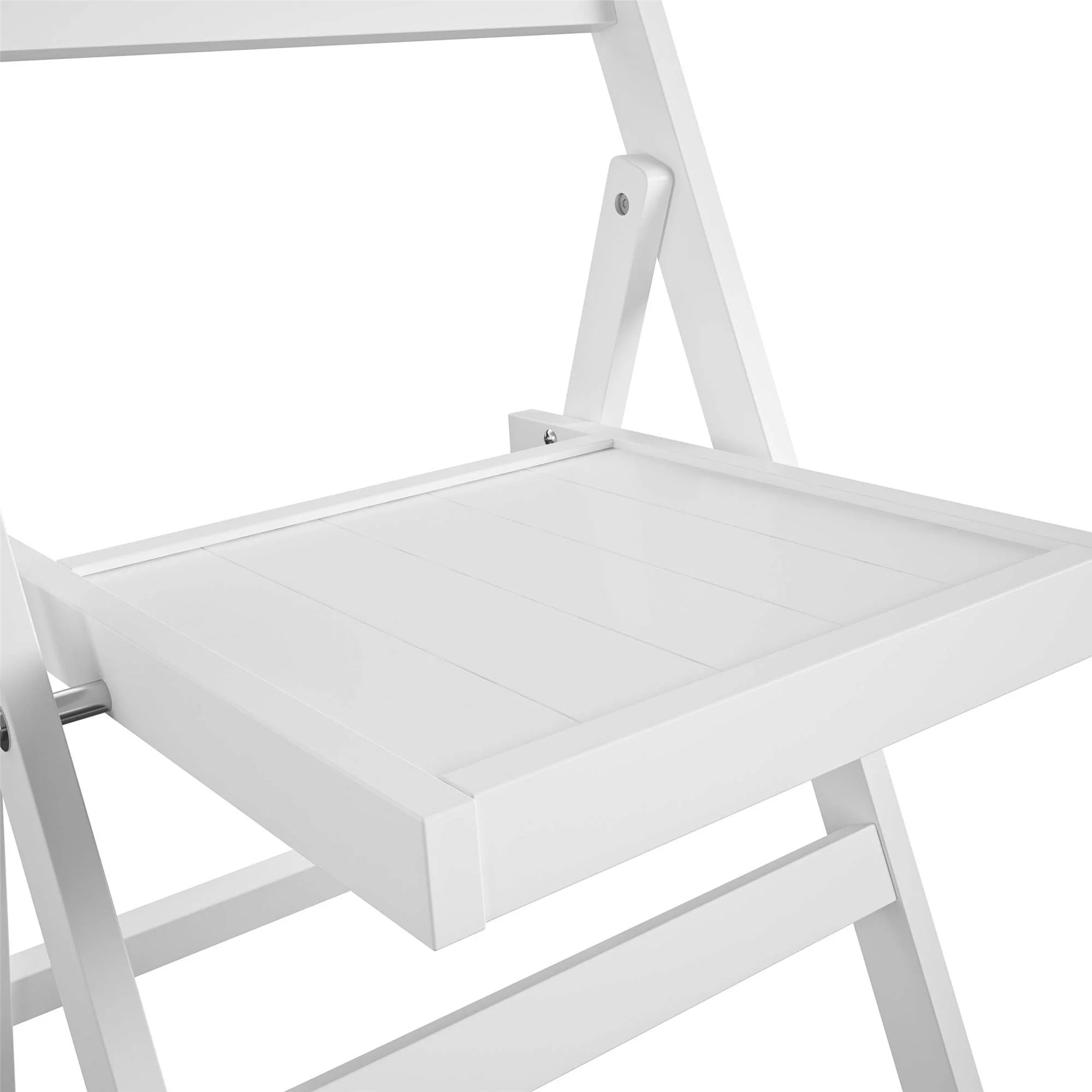 COSCO XL Folding Wood Chair, Gray, 2-Pack