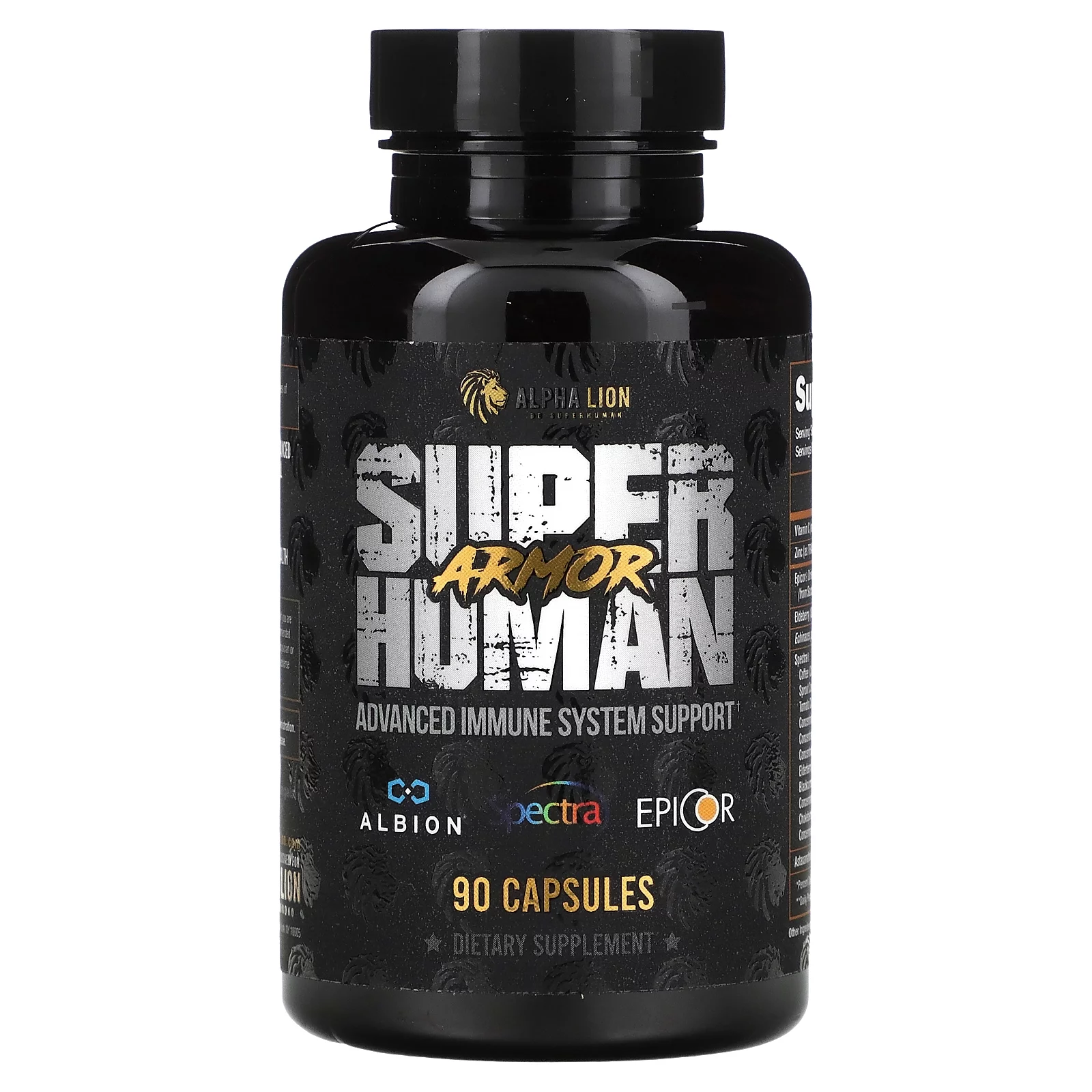 ALPHA LION SuperHuman Armor, 90 Capsules